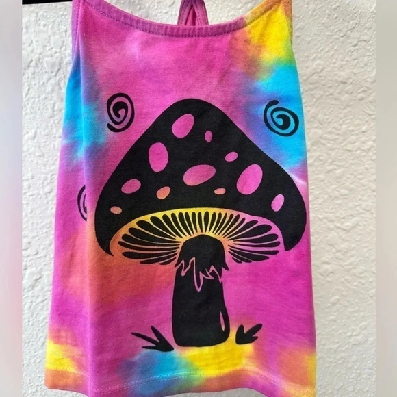 Earthbound Trading Co. Tie Dye Mushroom Tank - Picture 3 of 7